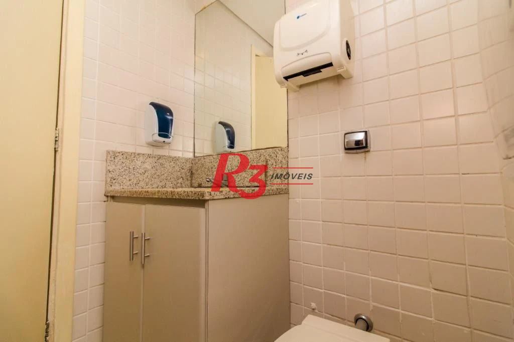 Sala para alugar, 189 m² por R$ 7.000,00/mês - Centro - Santos/SP