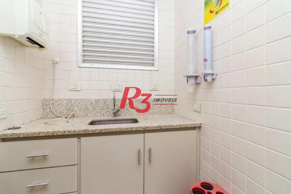 Sala para alugar, 189 m² por R$ 7.000,00/mês - Centro - Santos/SP