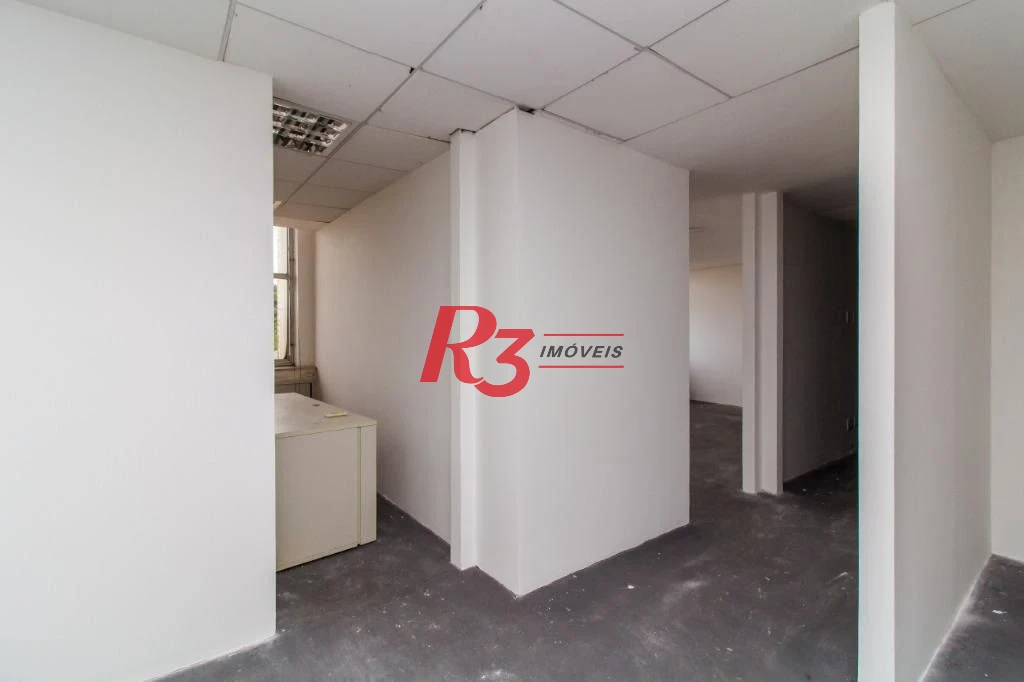 Sala para alugar, 189 m² por R$ 7.000,00/mês - Centro - Santos/SP