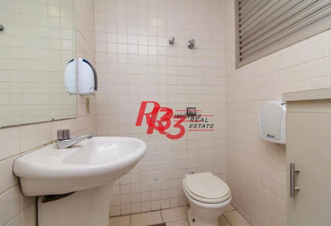 Sala para alugar, 189 m² por R$ 7.000,00/mês - Centro - Santos/SP