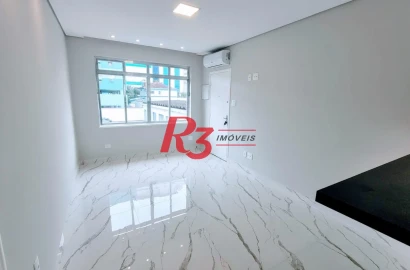Apartamento à venda, 73 m² por R$ 588.000,00 - Boqueirão - Santos/SP