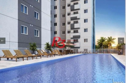 Apartamento com 2 dormitórios à venda, 42 m² por R$ 320.000,00 - Jabaquara - Santos/SP