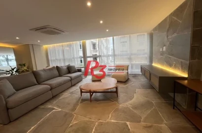 Apartamento com 3 dormitórios à venda, 270 m² por R$ 2.950.000,00 - Gonzaga - Santos/SP