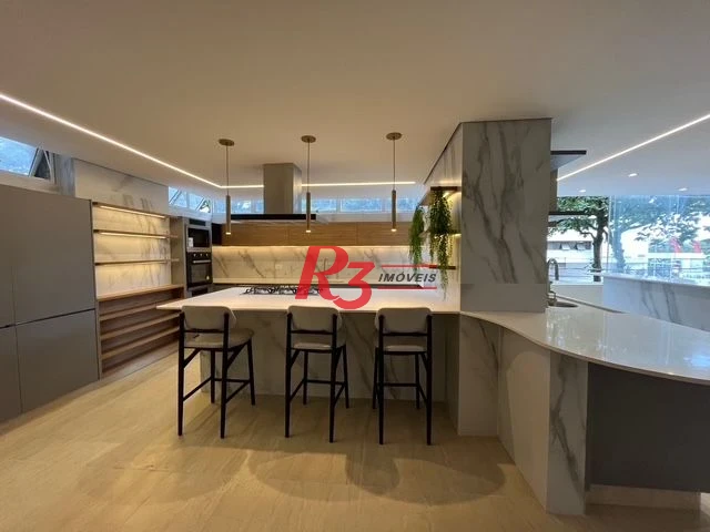 Apartamento com 3 Quartos à venda, 272 m² por R$ 2.950.000 - Gonzaga - Santos/SP