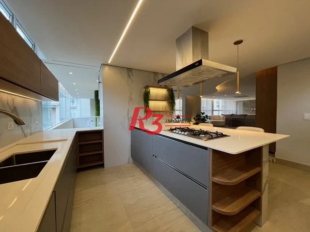 Apartamento com 3 Quartos à venda, 272 m² por R$ 2.950.000 - Gonzaga - Santos/SP