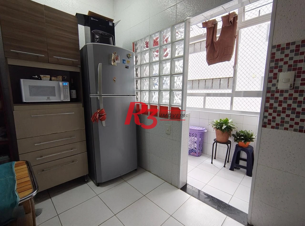 Apartamento com 2 dormitórios à venda, 80 m² por R$ 550.000,00 - Aparecida - Santos/SP