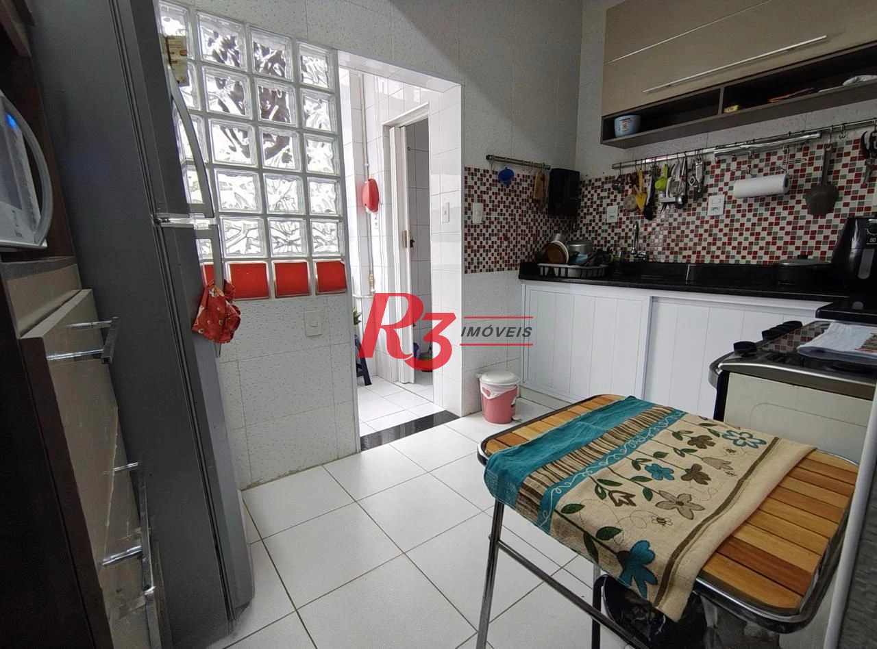 Apartamento com 2 dormitórios à venda, 80 m² por R$ 550.000,00 - Aparecida - Santos/SP