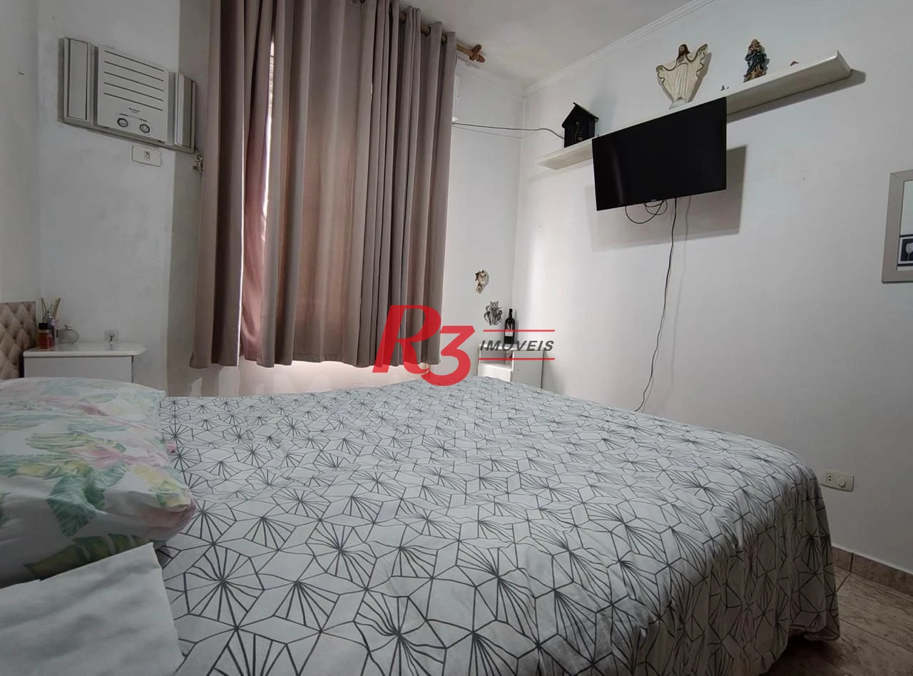 Apartamento com 2 dormitórios à venda, 80 m² por R$ 550.000,00 - Aparecida - Santos/SP