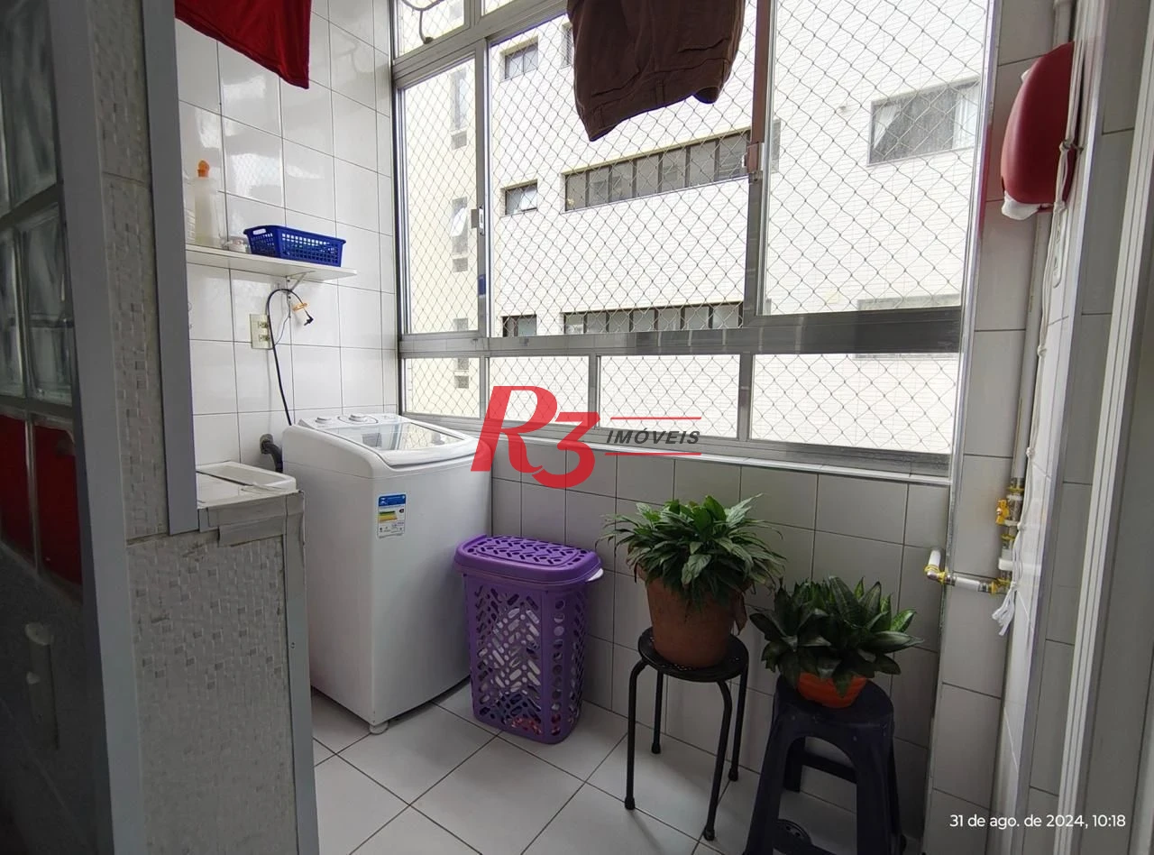 Apartamento com 2 dormitórios à venda, 80 m² por R$ 550.000,00 - Aparecida - Santos/SP