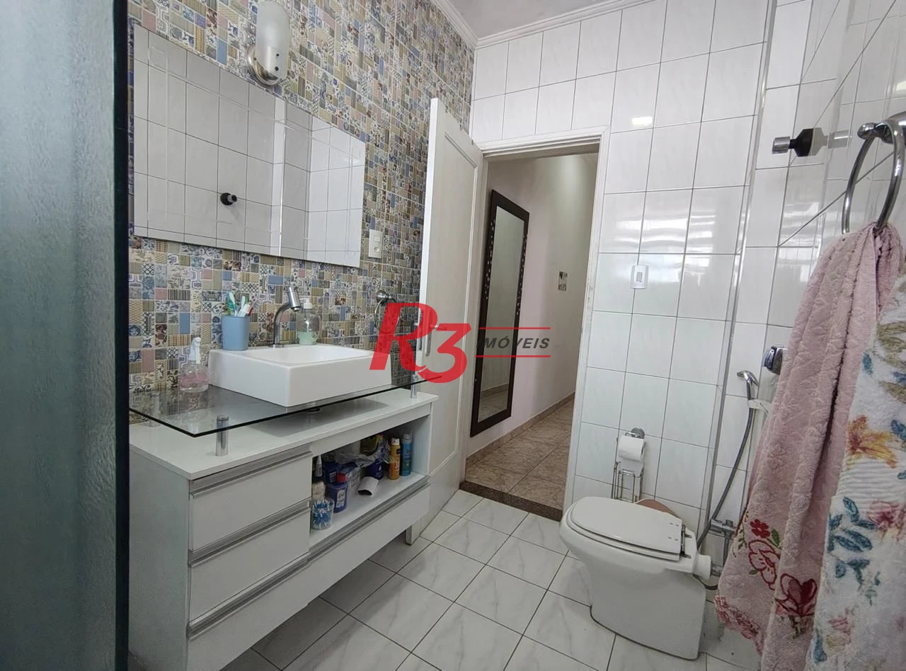 Apartamento com 2 dormitórios à venda, 80 m² por R$ 550.000,00 - Aparecida - Santos/SP