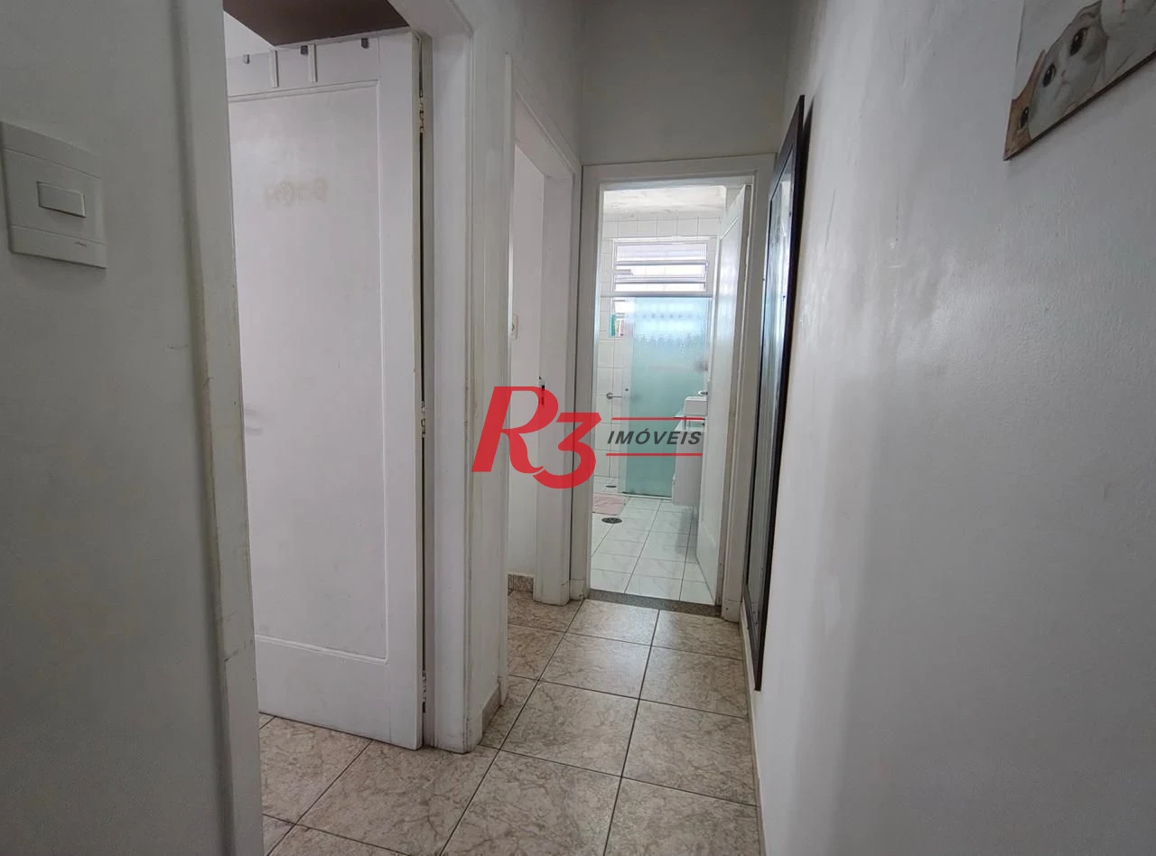 Apartamento com 2 dormitórios à venda, 80 m² por R$ 550.000,00 - Aparecida - Santos/SP