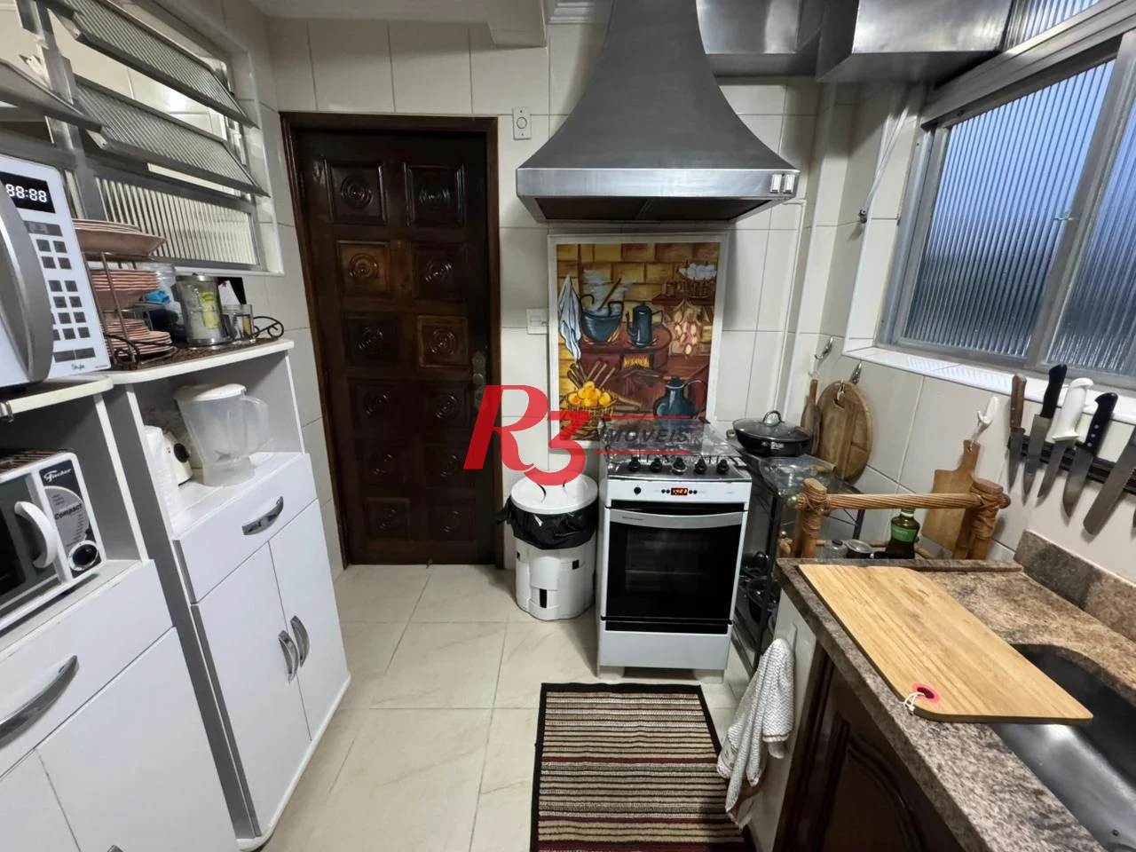 Apartamento com 3 dormitórios à venda, 142 m² por R$ 800.000,00 - Boqueirão - Santos/SP