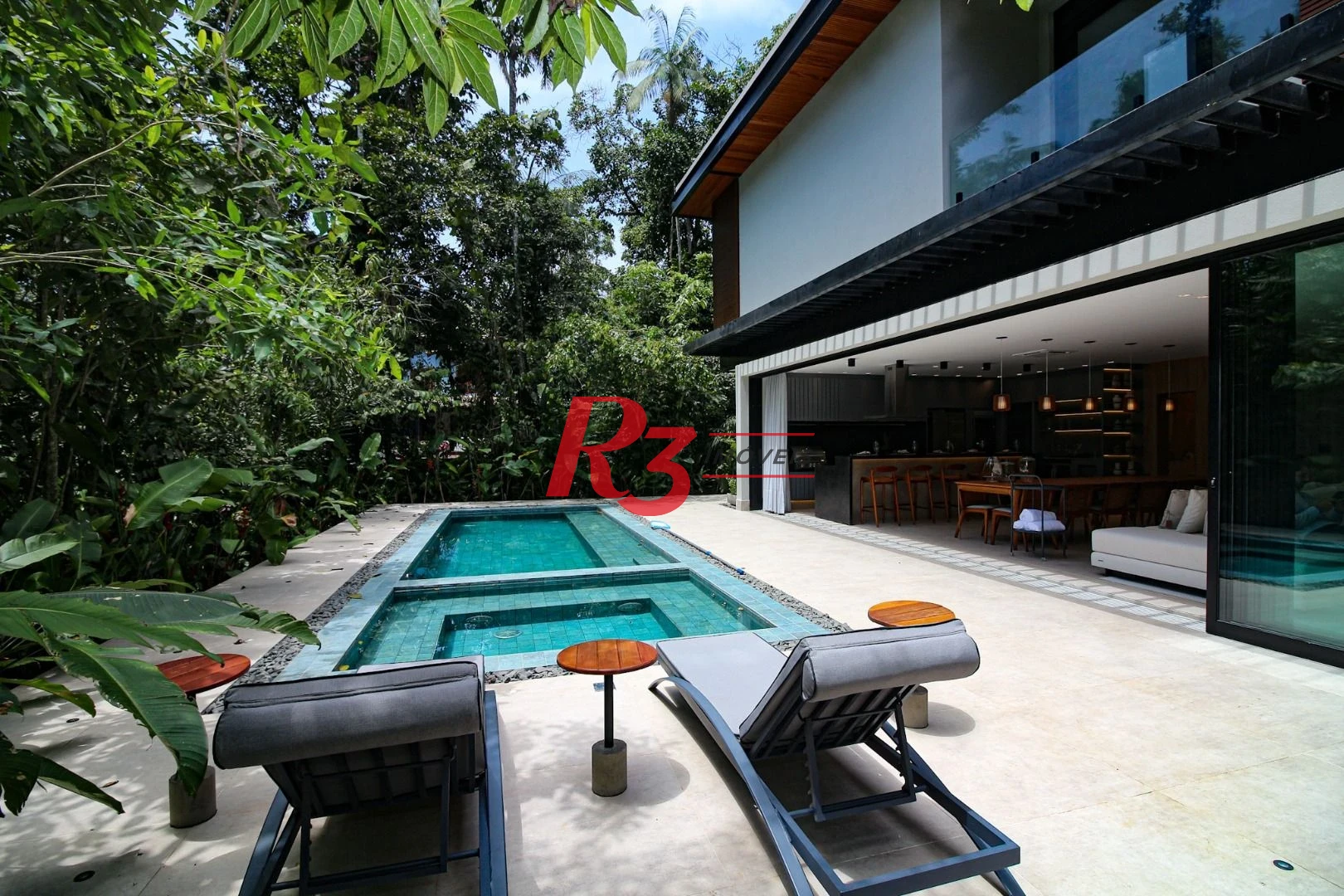 Casa com 5 dormitórios à venda, 500 m² por R$ 12.500.000,00 - Cidade Jardim Tom - Guarujá/SP