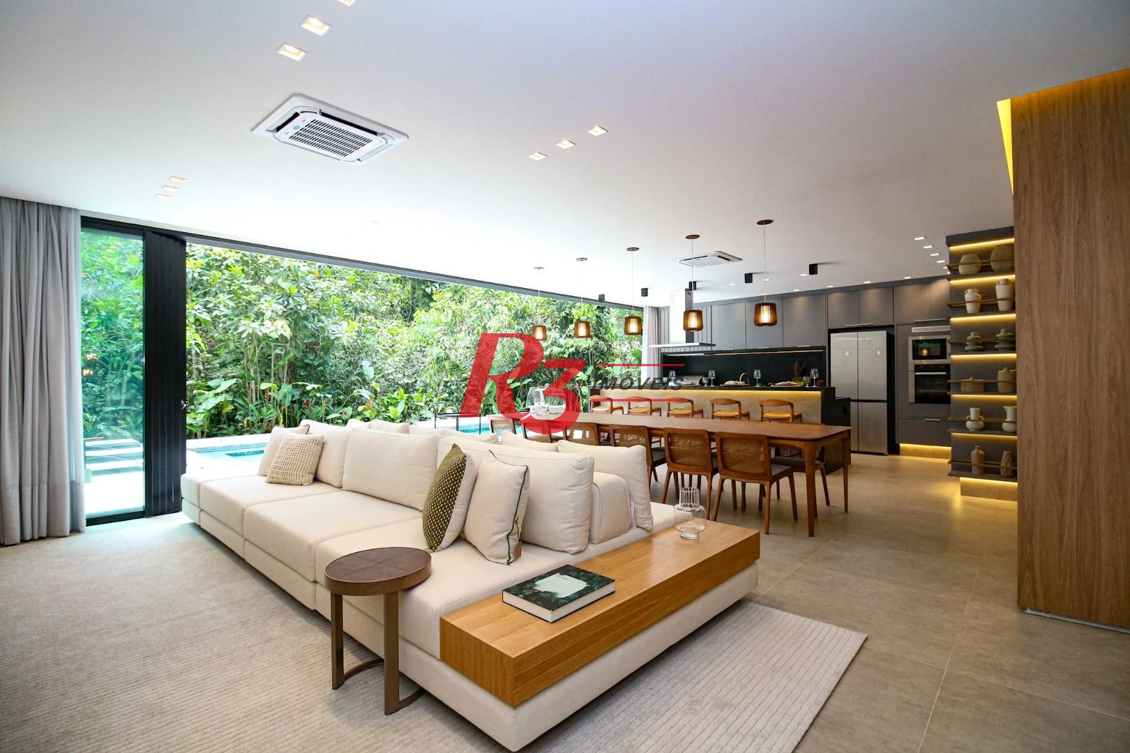 Casa com 5 dormitórios à venda, 500 m² por R$ 12.500.000,00 - Cidade Jardim Tom - Guarujá/SP