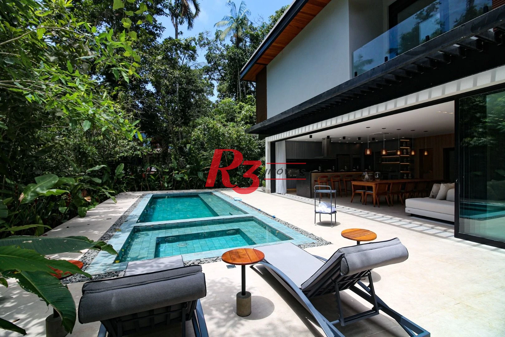 Casa com 5 dormitórios à venda, 500 m² por R$ 12.500.000,00 - Cidade Jardim Tom - Guarujá/SP