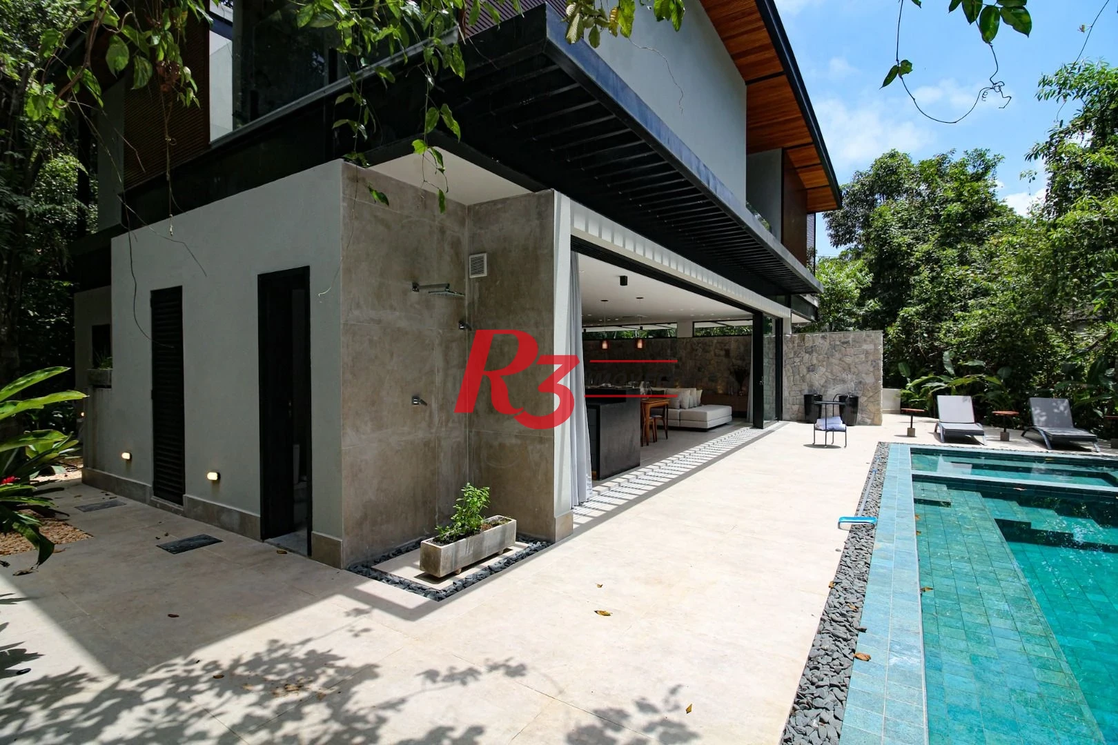 Casa com 5 dormitórios à venda, 500 m² por R$ 12.500.000,00 - Cidade Jardim Tom - Guarujá/SP