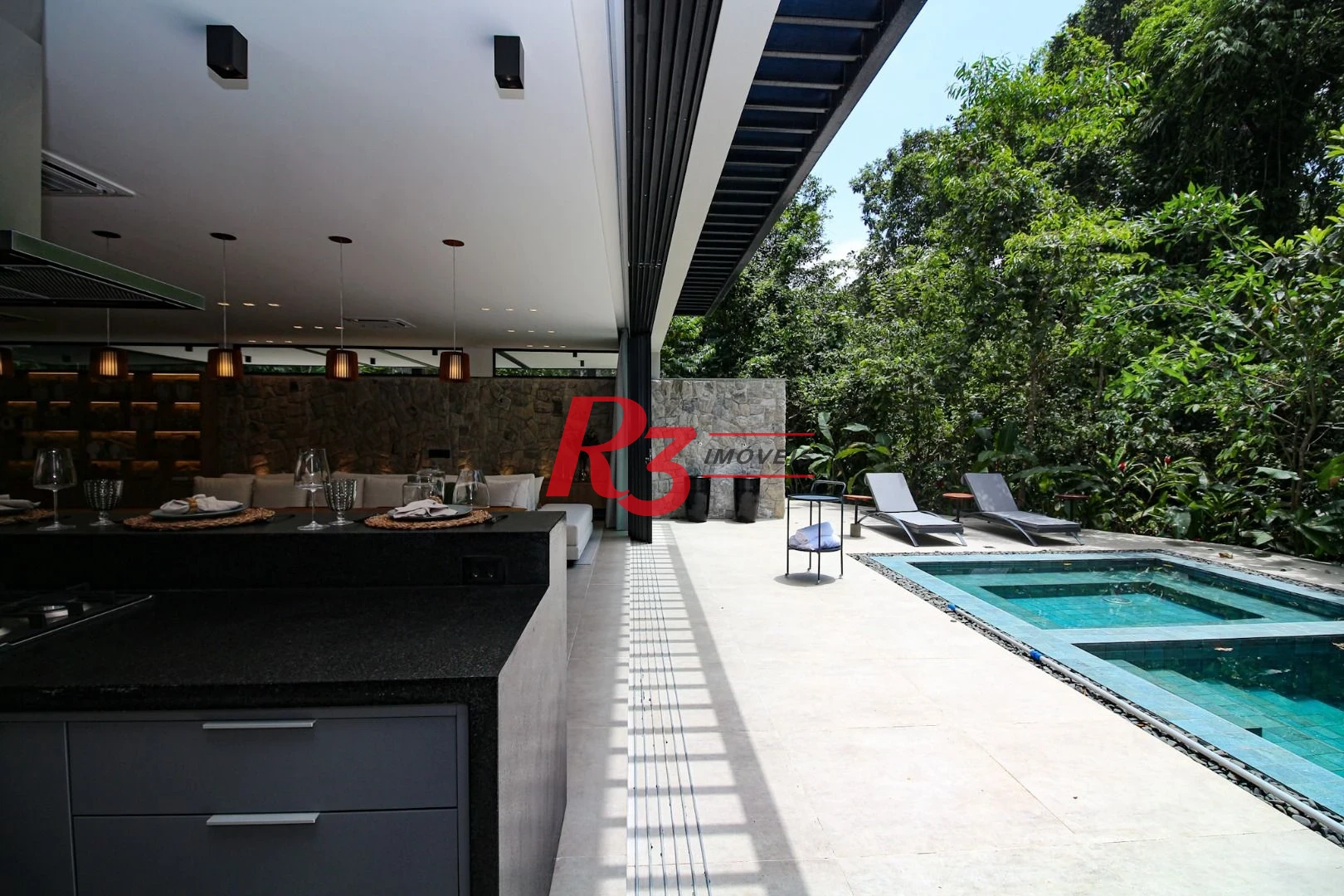 Casa com 5 dormitórios à venda, 500 m² por R$ 12.500.000,00 - Cidade Jardim Tom - Guarujá/SP