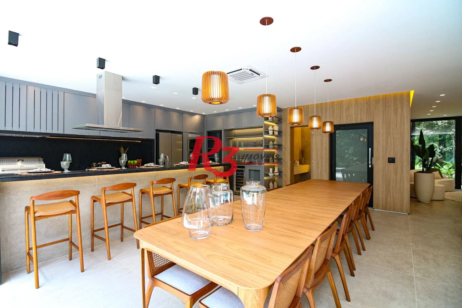 Casa com 5 dormitórios à venda, 500 m² por R$ 12.500.000,00 - Cidade Jardim Tom - Guarujá/SP