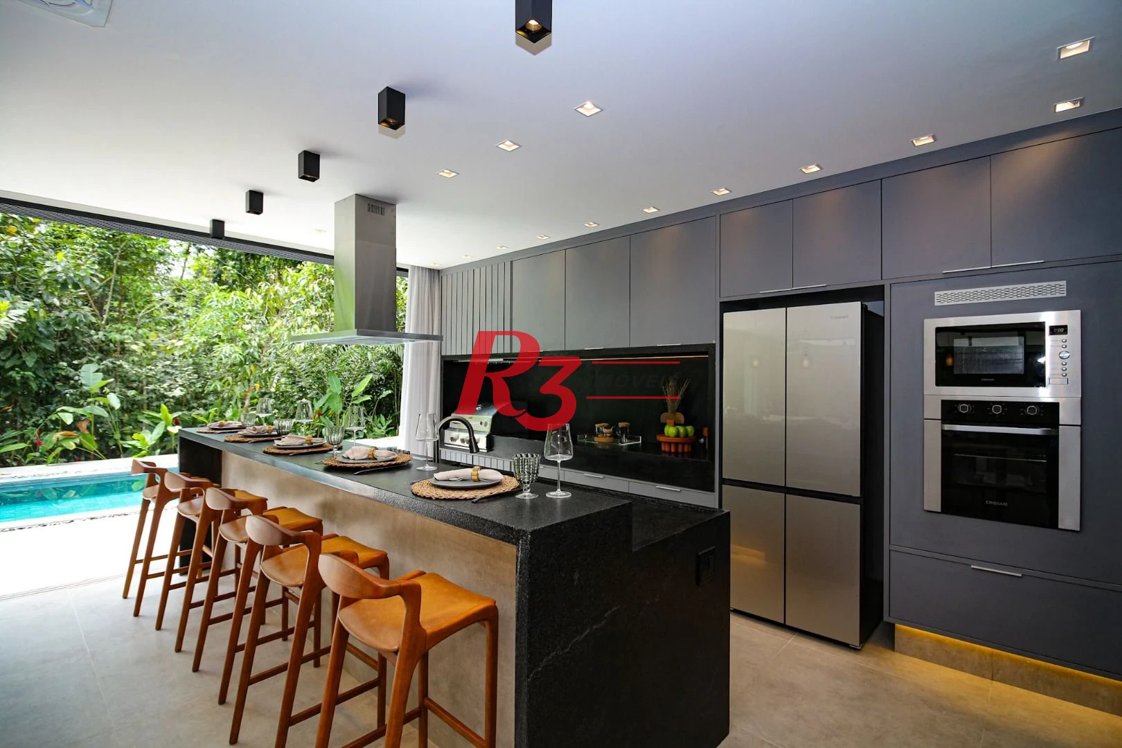 Casa com 5 dormitórios à venda, 500 m² por R$ 12.500.000,00 - Cidade Jardim Tom - Guarujá/SP