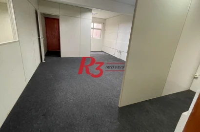 Conjunto para alugar, 118 m² por R$ 2.500,02/mês - Centro - Santos/SP