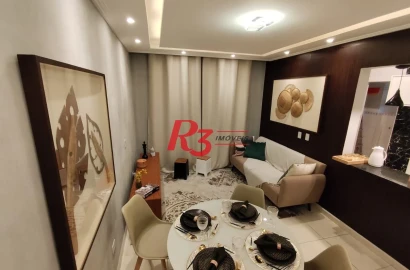 Apartamento com 2 dormitórios à venda, 60 m² por R$ 350.000,00 - Vila Voturuá - São Vicente/SP