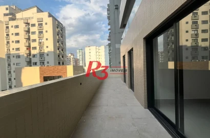 Apartamento Garden à venda, 95 m² por R$ 1.400.000,00 - José Menino - Santos/SP