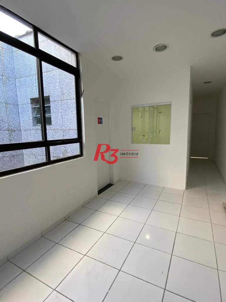 Sala para alugar, 22 m² por R$ 3.900,02/mês - José Menino - Santos/SP
