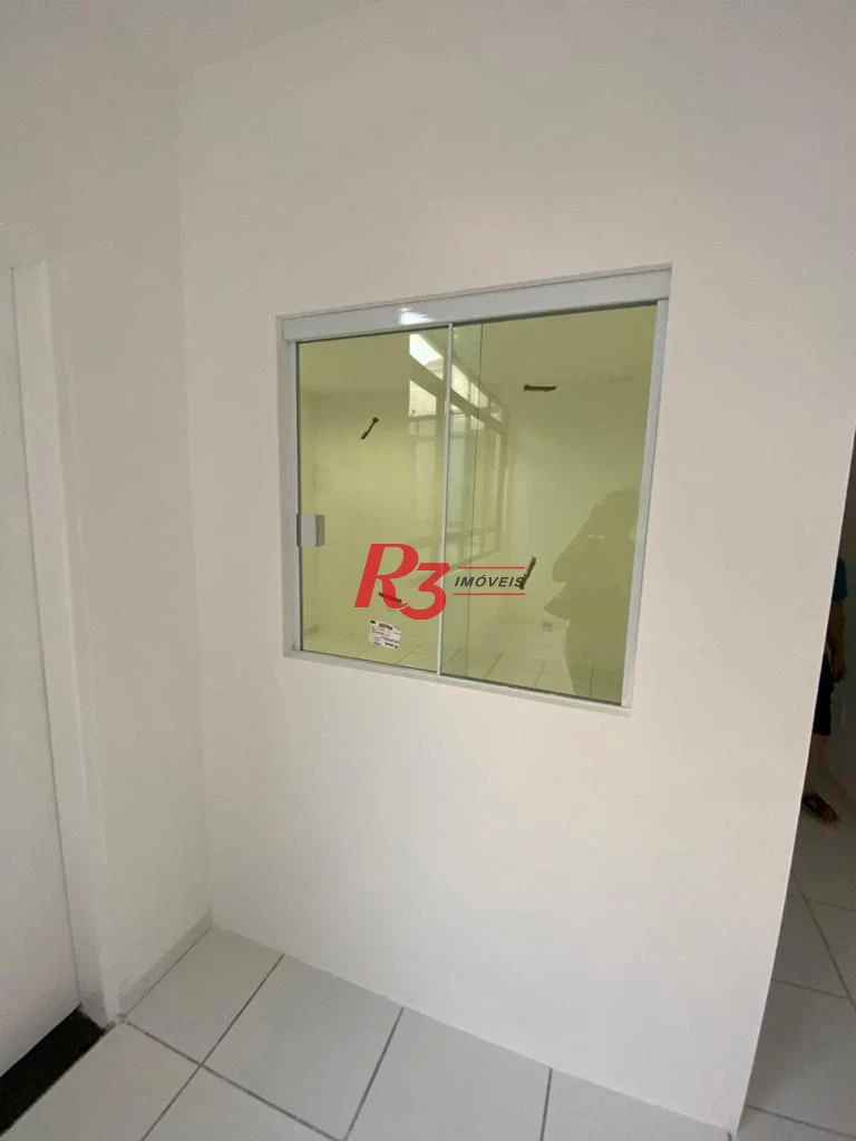Sala para alugar, 22 m² por R$ 3.900,02/mês - José Menino - Santos/SP