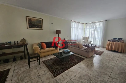 Apartamento á venda 3 quartos 190M² Mobiliado 1Vg na Praia do Gonzaga.