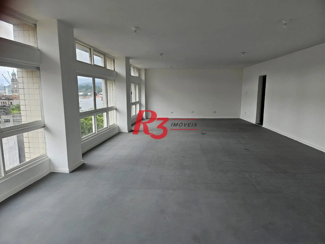 Sala para alugar, 100 m² por R$ 3.500/mês - Centro - Santos/SP