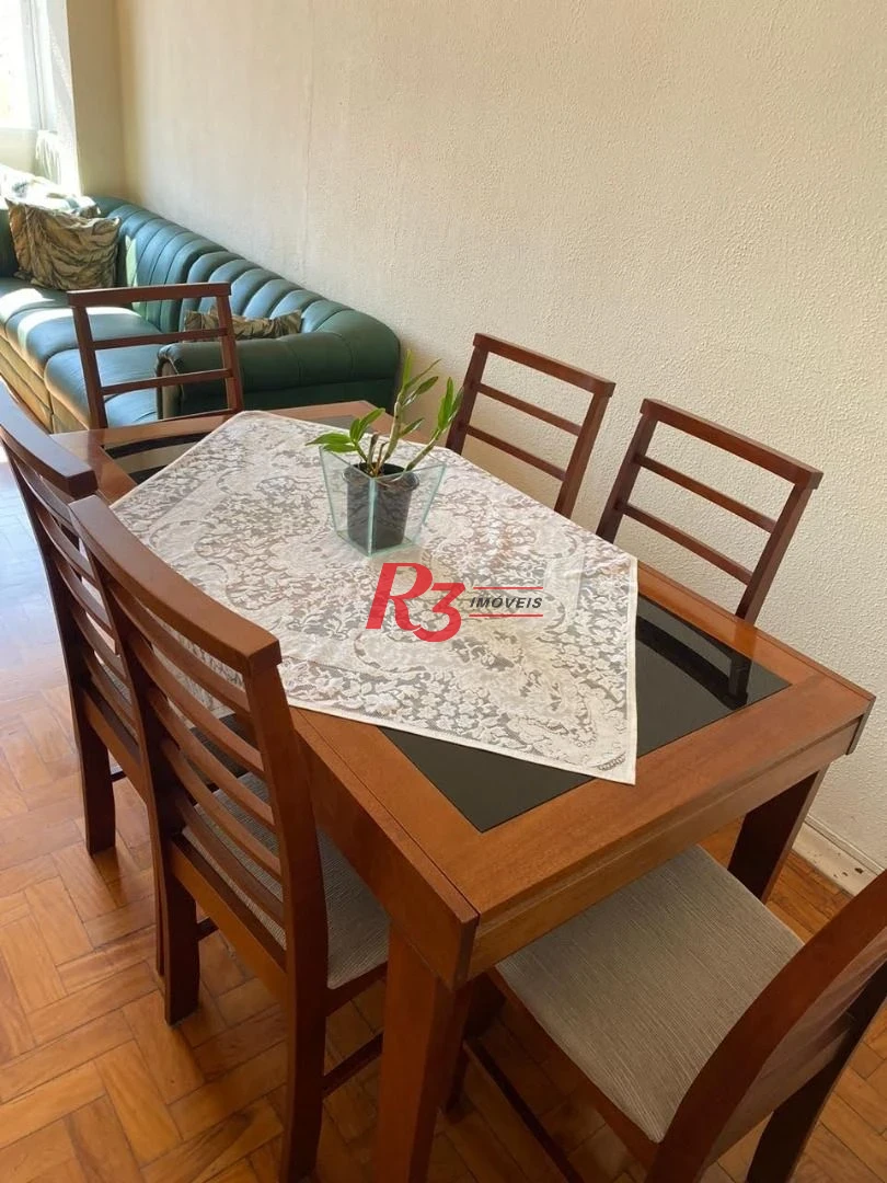 Apartamento á venda 1 dormitório Prédio Frente Mar 64m²  Praia do Gonzaguinha.