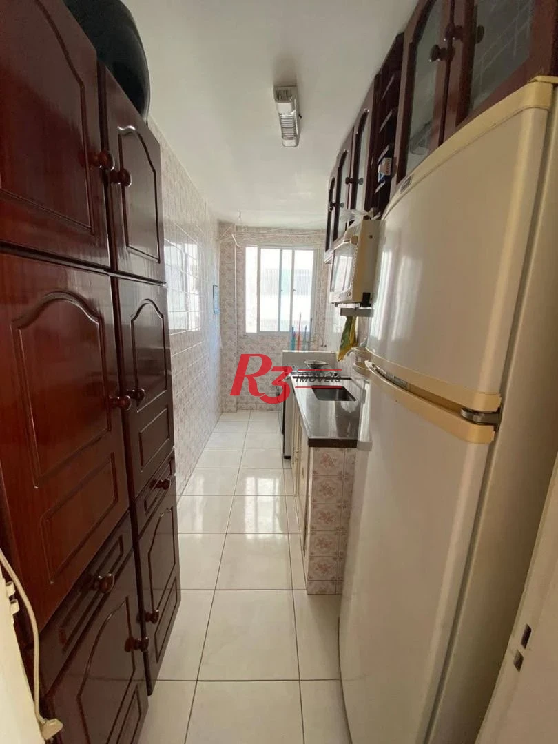 Apartamento á venda 1 dormitório Prédio Frente Mar 64m²  Praia do Gonzaguinha.