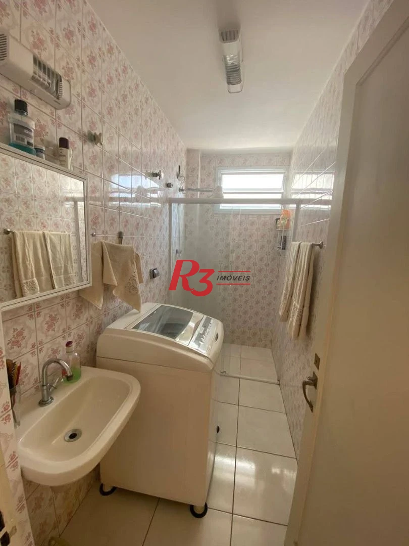 Apartamento á venda 1 dormitório Prédio Frente Mar 64m²  Praia do Gonzaguinha.