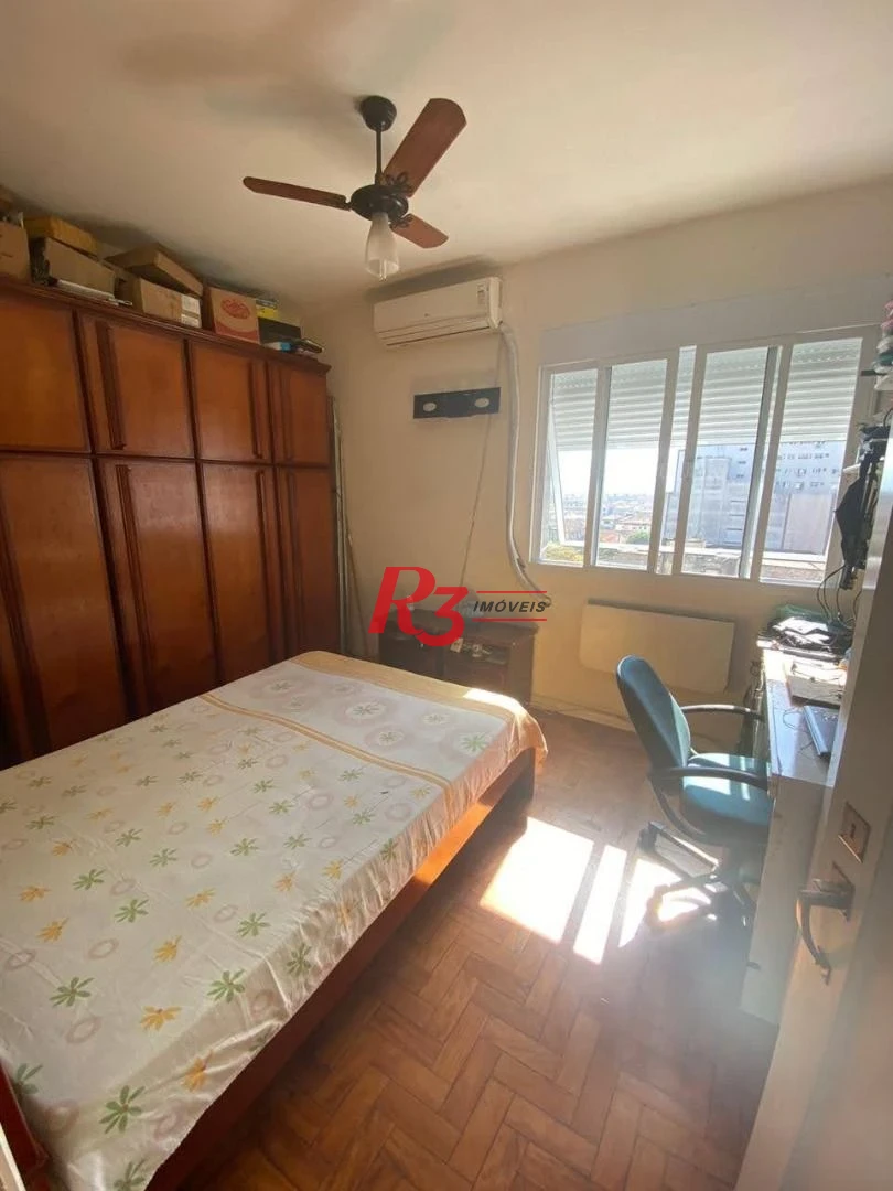 Apartamento á venda 1 dormitório Prédio Frente Mar 64m²  Praia do Gonzaguinha.