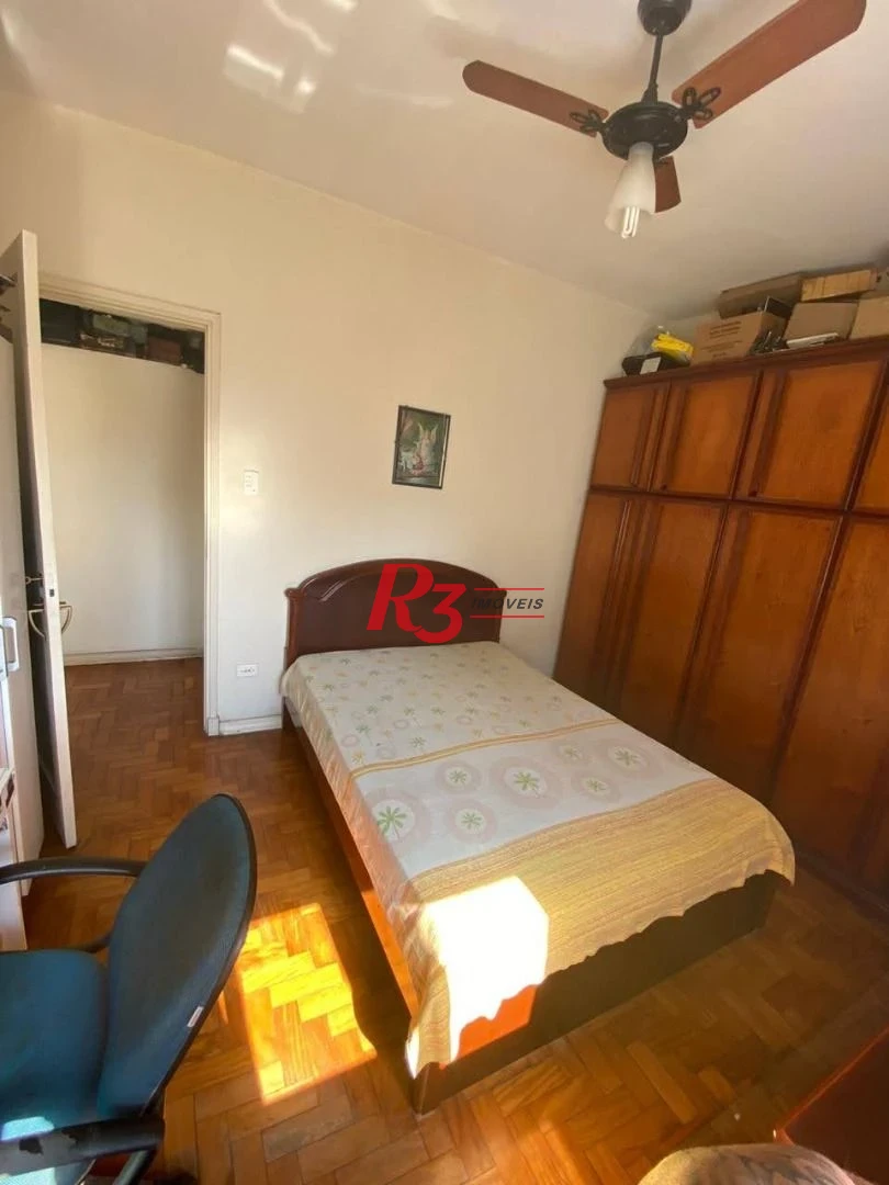 Apartamento á venda 1 dormitório Prédio Frente Mar 64m²  Praia do Gonzaguinha.