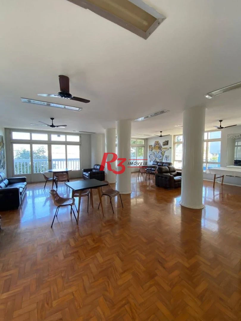 Apartamento á venda 1 dormitório Prédio Frente Mar 64m²  Praia do Gonzaguinha.