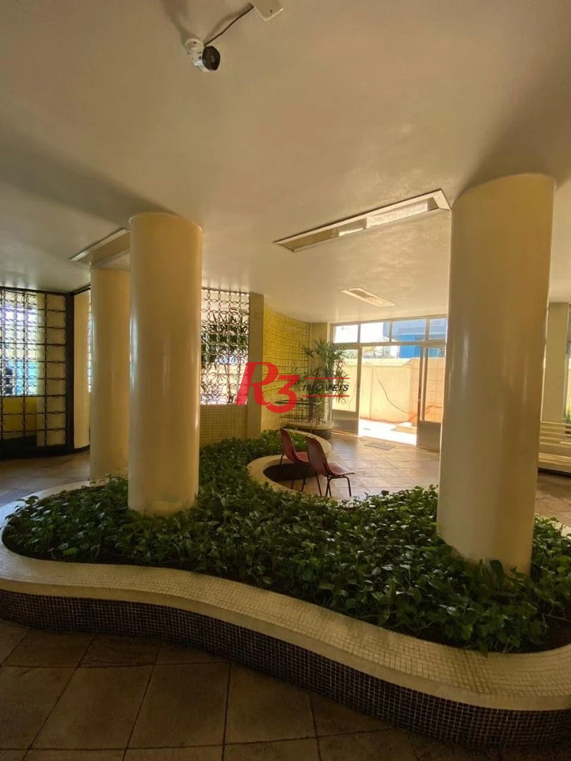 Apartamento á venda 1 dormitório Prédio Frente Mar 64m²  Praia do Gonzaguinha.