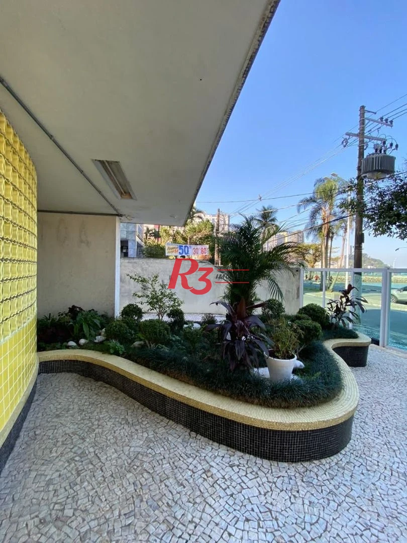Apartamento á venda 1 dormitório Prédio Frente Mar 64m²  Praia do Gonzaguinha.