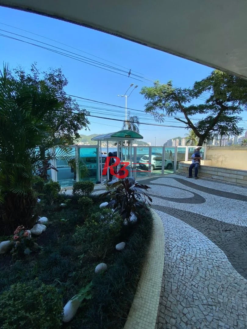 Apartamento á venda 1 dormitório Prédio Frente Mar 64m²  Praia do Gonzaguinha.