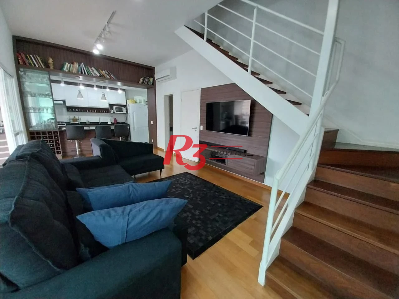 Apartamento Duplex com 2 suítes à venda, 121 m² por R$ 1.490.000 - Gonzaga - Santos/SP