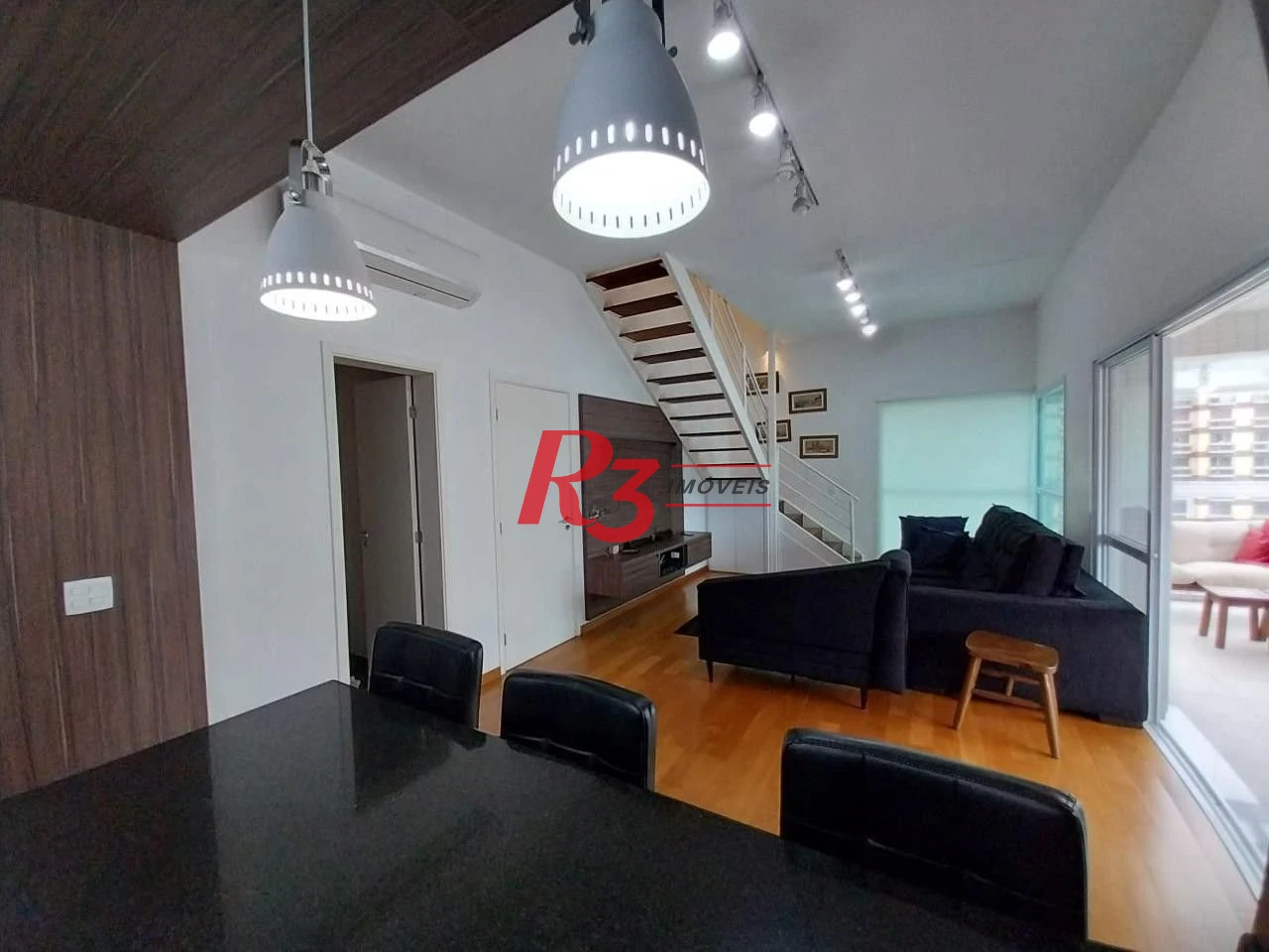 Apartamento Duplex com 2 suítes à venda, 121 m² por R$ 1.490.000 - Gonzaga - Santos/SP