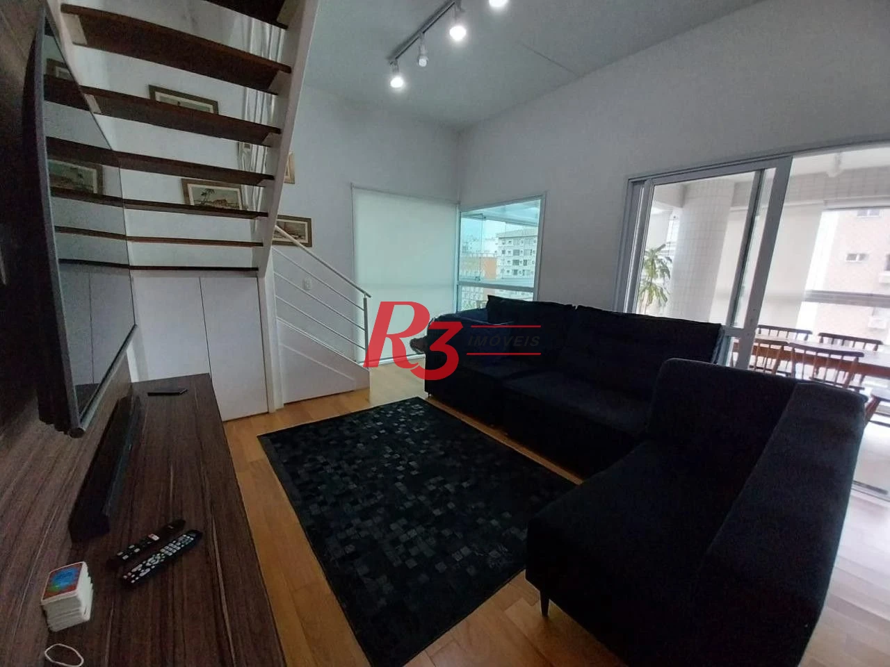 Apartamento Duplex com 2 suítes à venda, 121 m² por R$ 1.490.000 - Gonzaga - Santos/SP