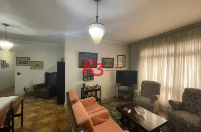 Apartamento com 2 dormitórios à venda, 100 m² por R$ 590.000,00 - Embaré - Santos/SP