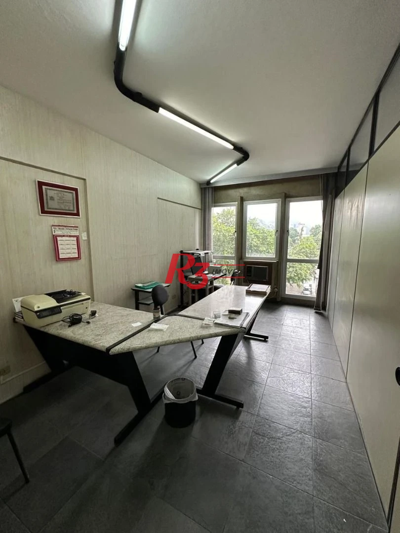 Sala, 110 m² - venda por R$ 250.000,00 ou aluguel por R$ 2.500,00/mês - Centro - Santos/SP