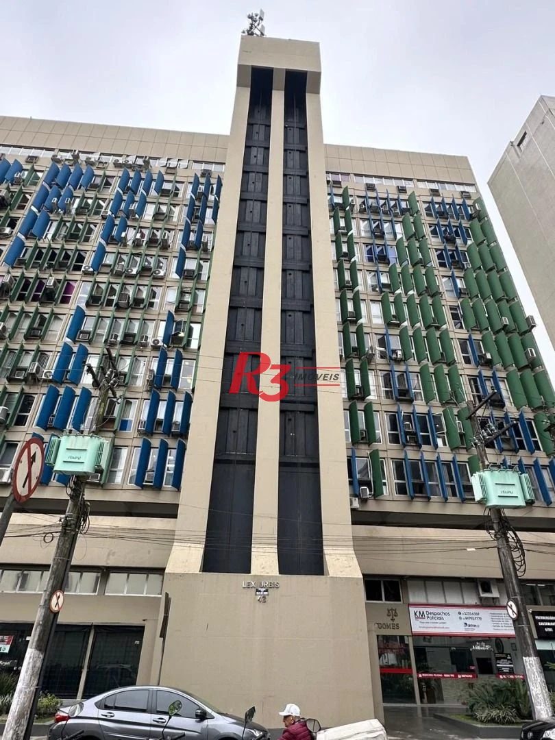 Sala, 110 m² - venda por R$ 250.000,00 ou aluguel por R$ 2.500,00/mês - Centro - Santos/SP