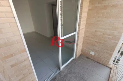 Apartamento com 2 dormitórios à venda, 60 m² por R$ 435.000,00 - José Menino - Santos/SP