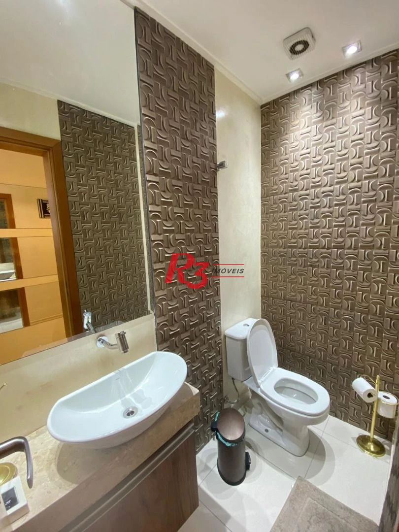 Apartamento Duplex com 3 dormitórios à venda, 125 m² por R$ 2.100.000,00 - Pompéia - Santos/SP