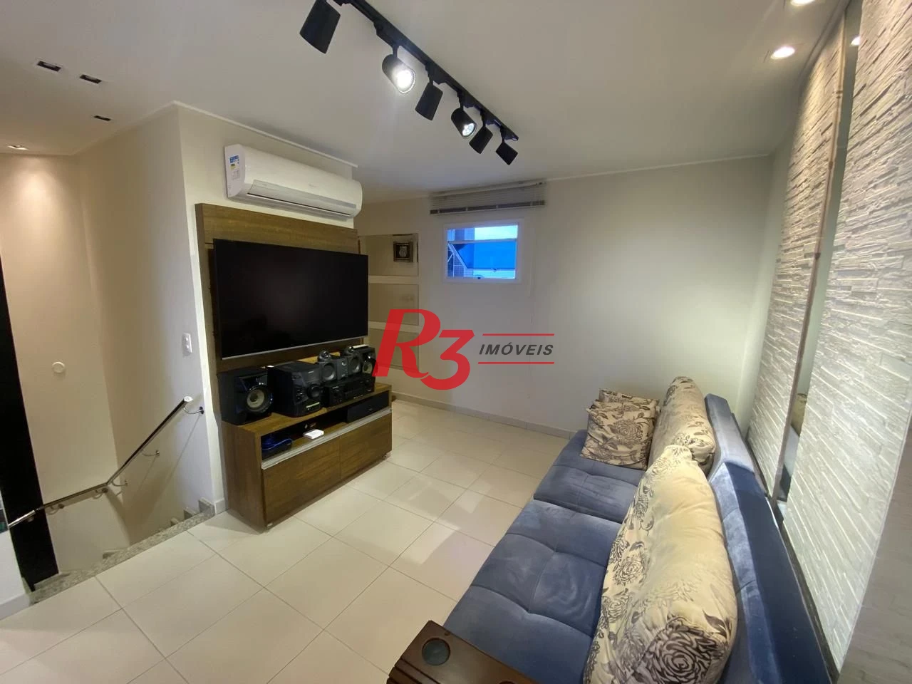 Apartamento Duplex com 3 dormitórios à venda, 125 m² por R$ 2.100.000,00 - Pompéia - Santos/SP