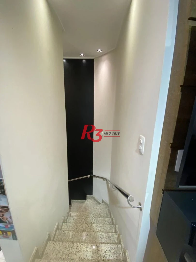 Apartamento Duplex com 3 dormitórios à venda, 125 m² por R$ 2.100.000,00 - Pompéia - Santos/SP