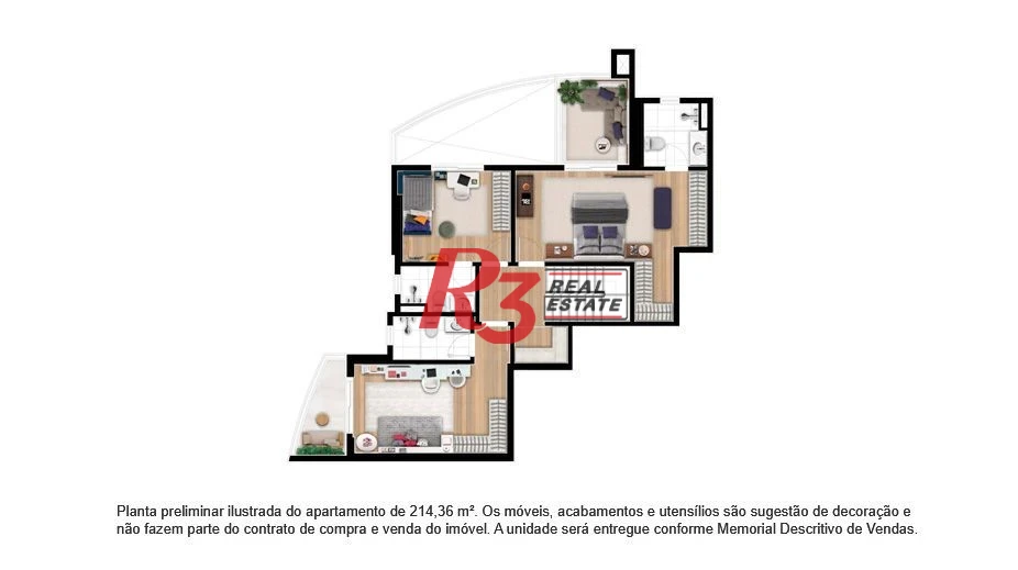 Cobertura à venda, 214 m² por R$ 4.990.000,00 - Ponta da Praia - Santos/SP